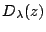 \bgroup\color{black}$D_\lambda(z)$\egroup